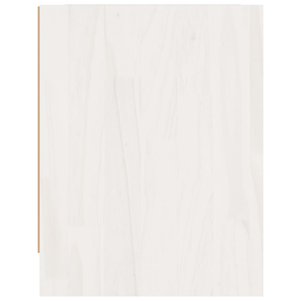 vidaXL 2 darab fehér tömör fenyőfa éjjeliszekrény 40 x 30,5 x 40 cm