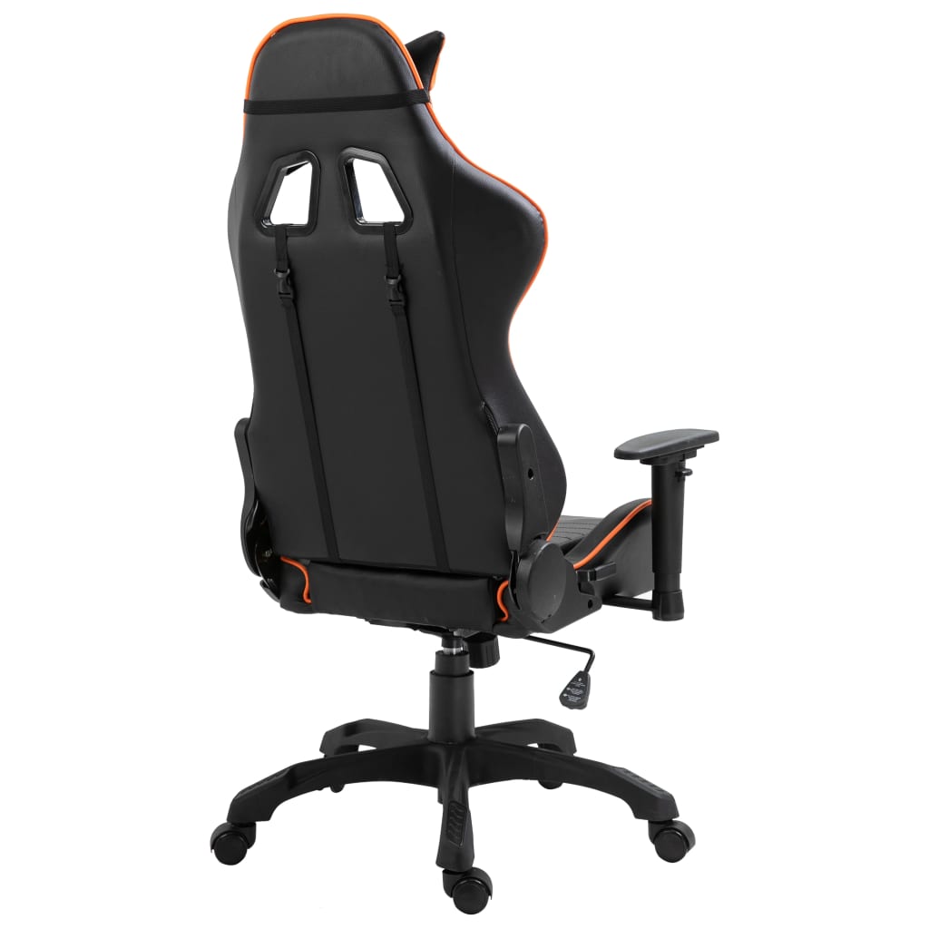 vidaXL narancssárga műbőr gamer szék