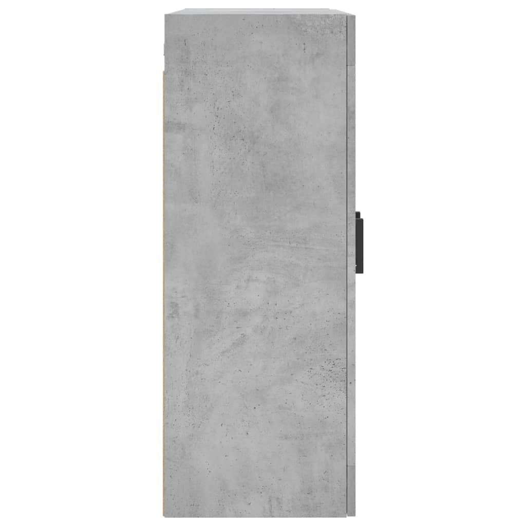 vidaXL 2 db betonszürke szerelt fa falra szerelhető szekrény
