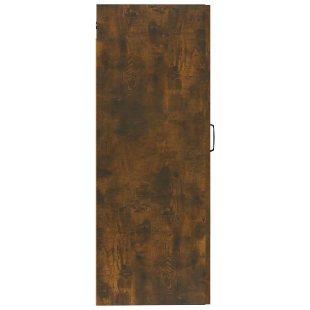 vidaXL füstös tölgyszínű szerelt fa függőszekrény 35 x 34 x 90 cm