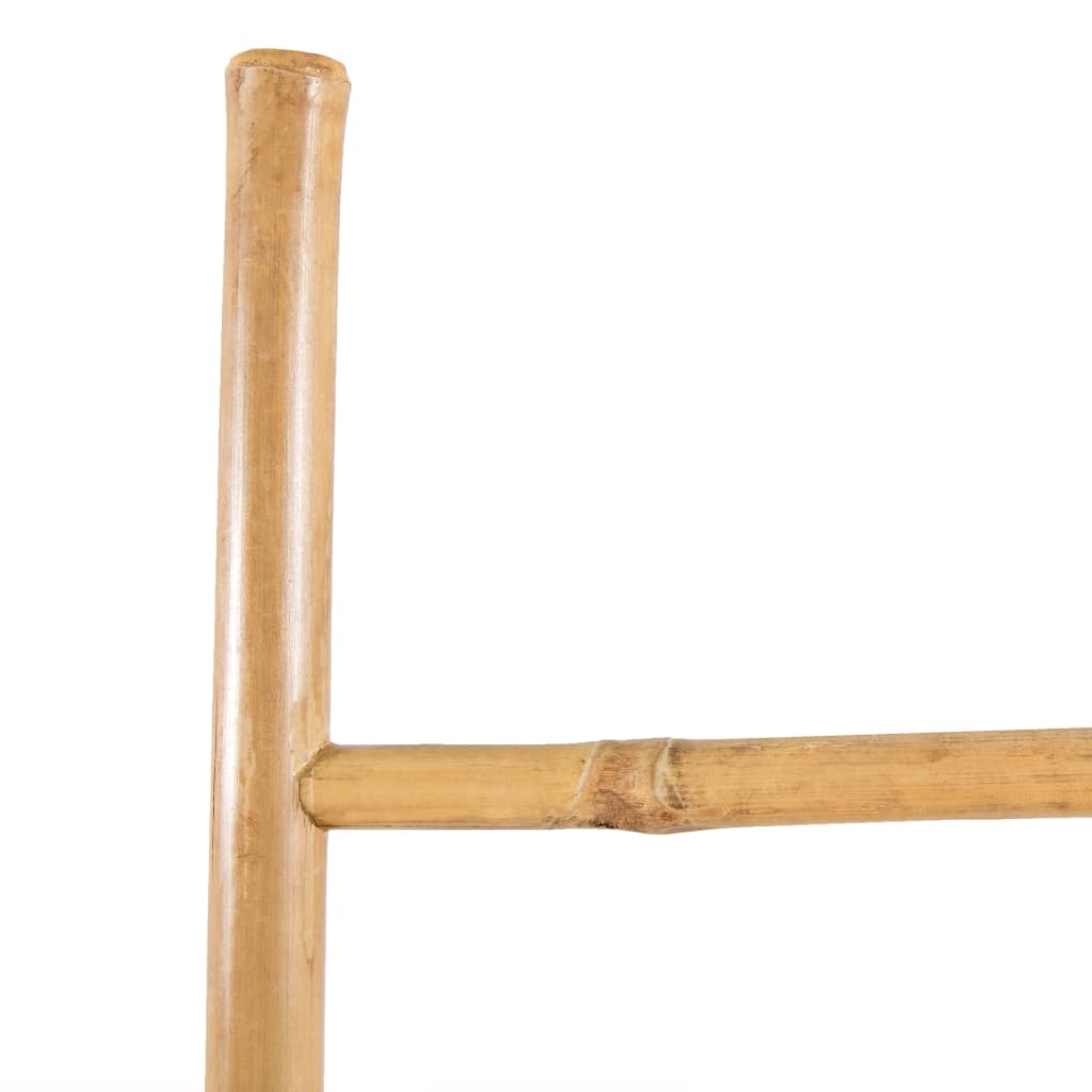vidaXL 5 fokos, bambusz törölközőszárító létra 150 cm