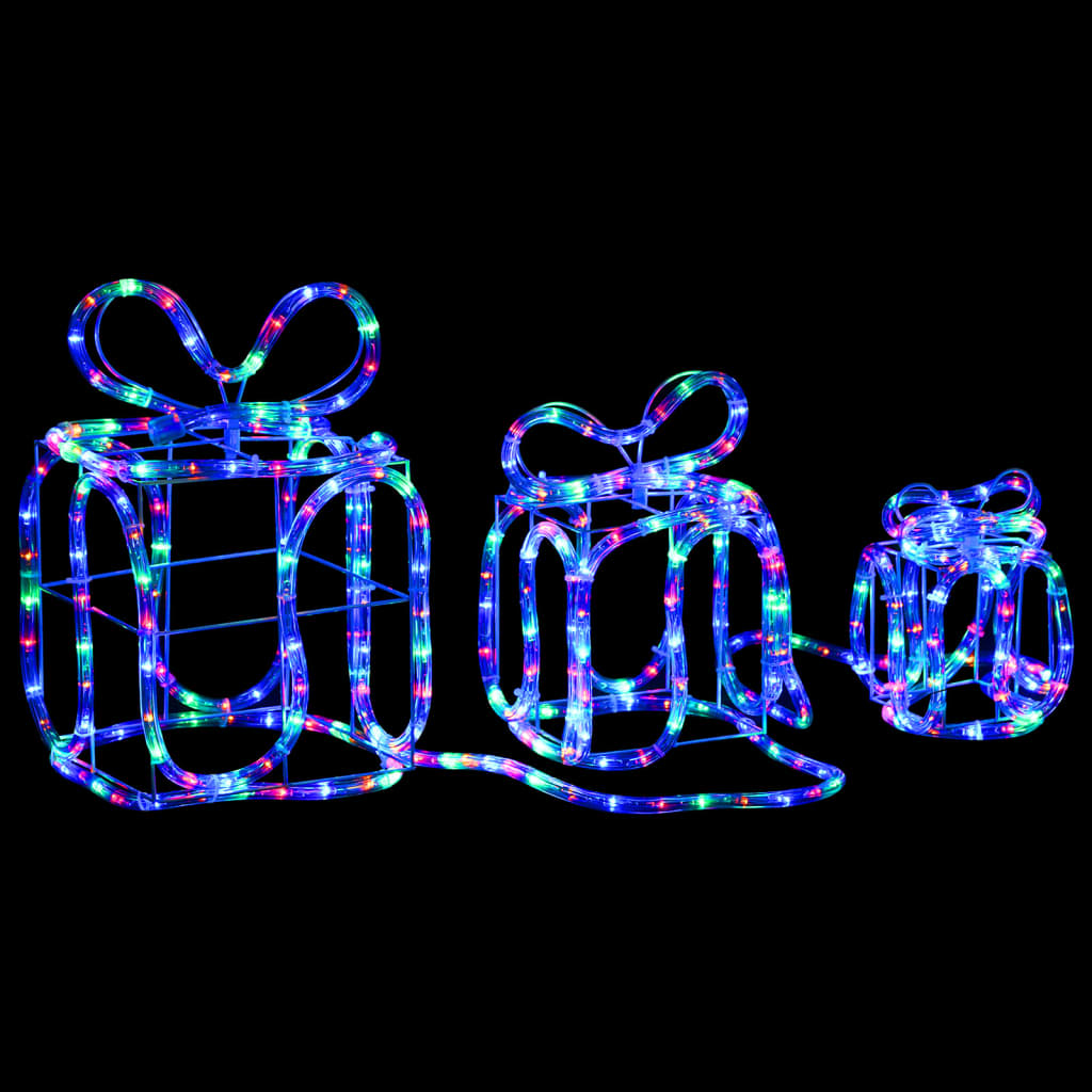 vidaXL karácsonyi díszdobozok 180 LED-del bel- és kültérre
