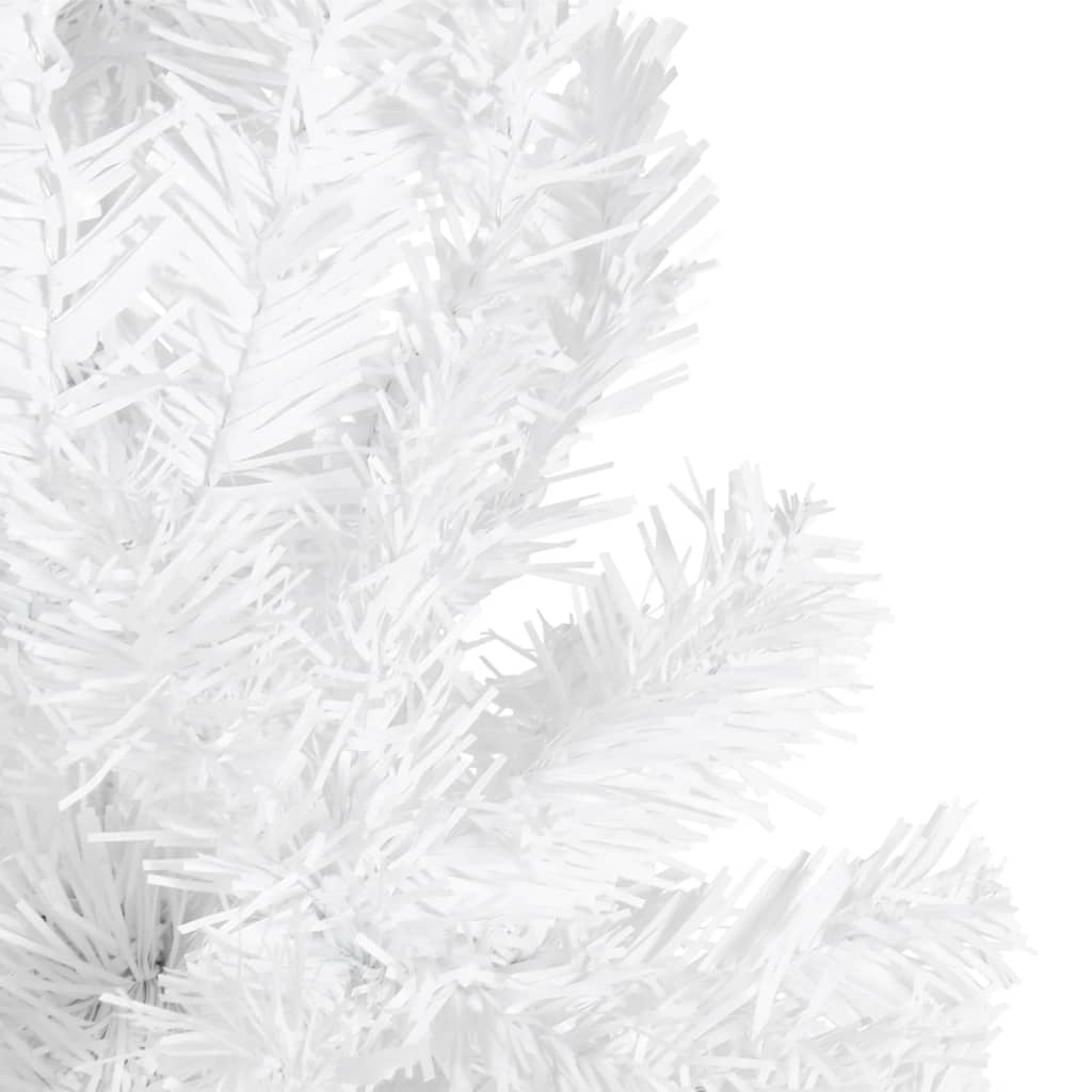 vidaXL fehér vékony karácsonyfa 210 cm