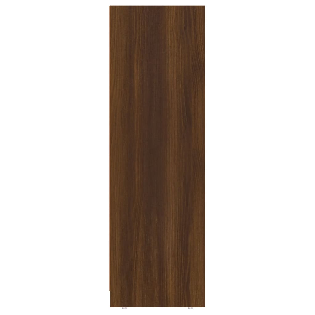 vidaXL barna tölgy színű szerelt fa fürdőszobaszekrény 30x30x95 cm