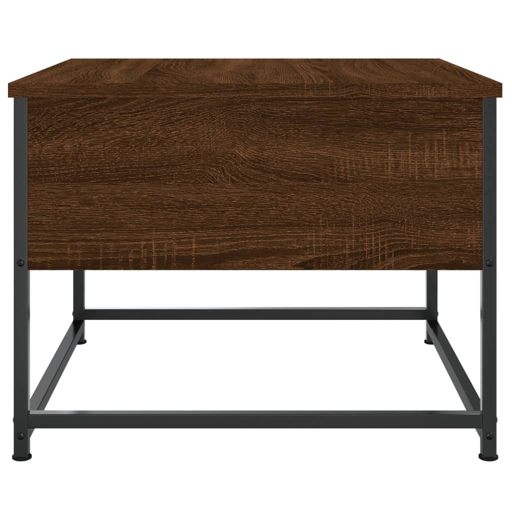 vidaXL barna tölgyszínű szerelt fa dohányzóasztal 51x51x40 cm