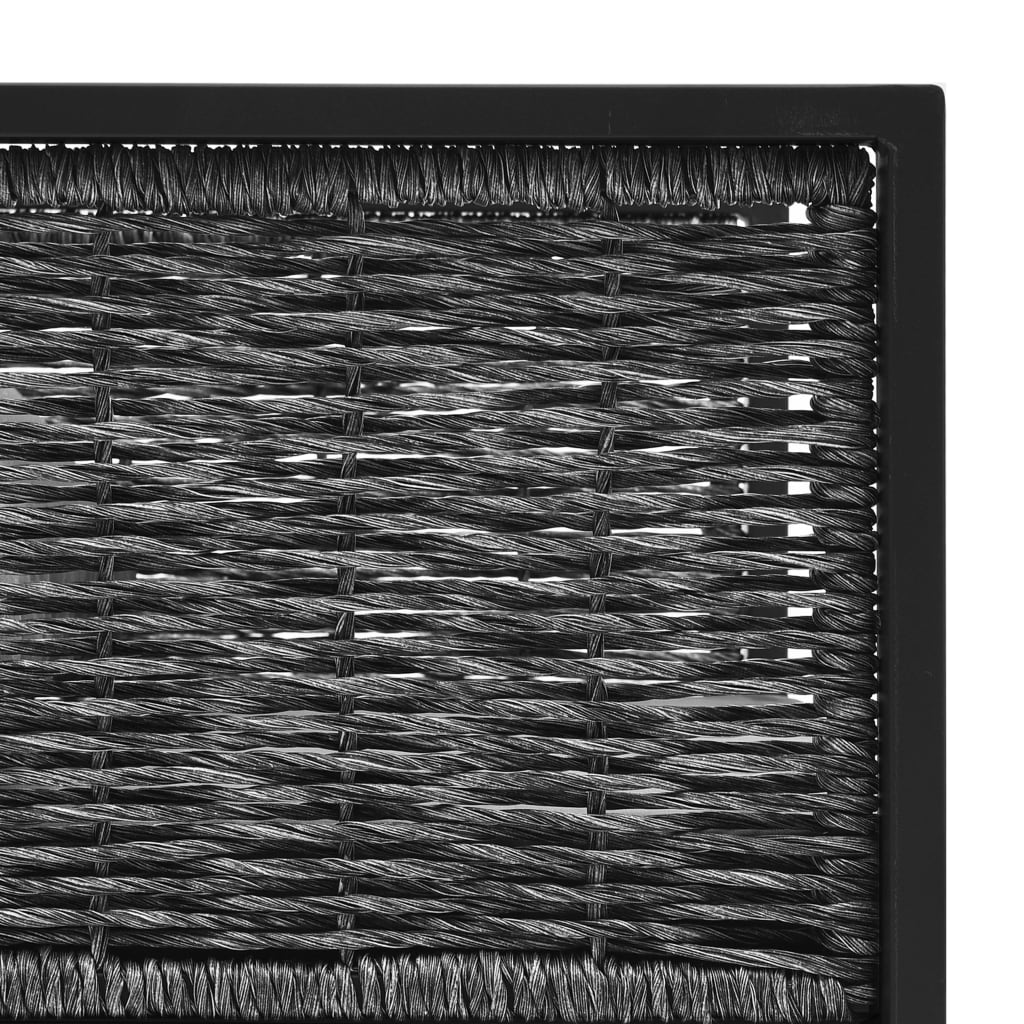 vidaXL 6 részes antracitszürke kerti polyrattan ülőgarnitúra párnákkal