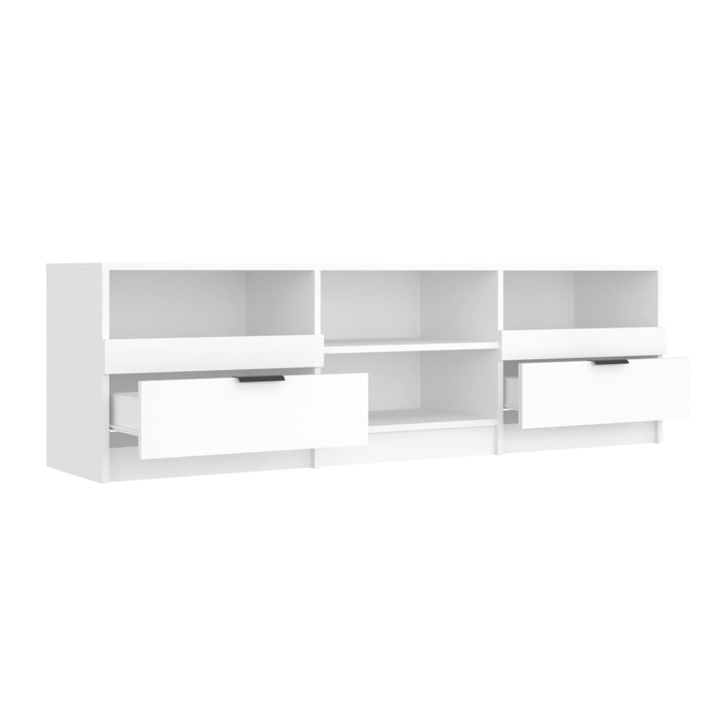 vidaXL fehér szerelt fa TV-szekrény 150 x 33,5 x 45 cm