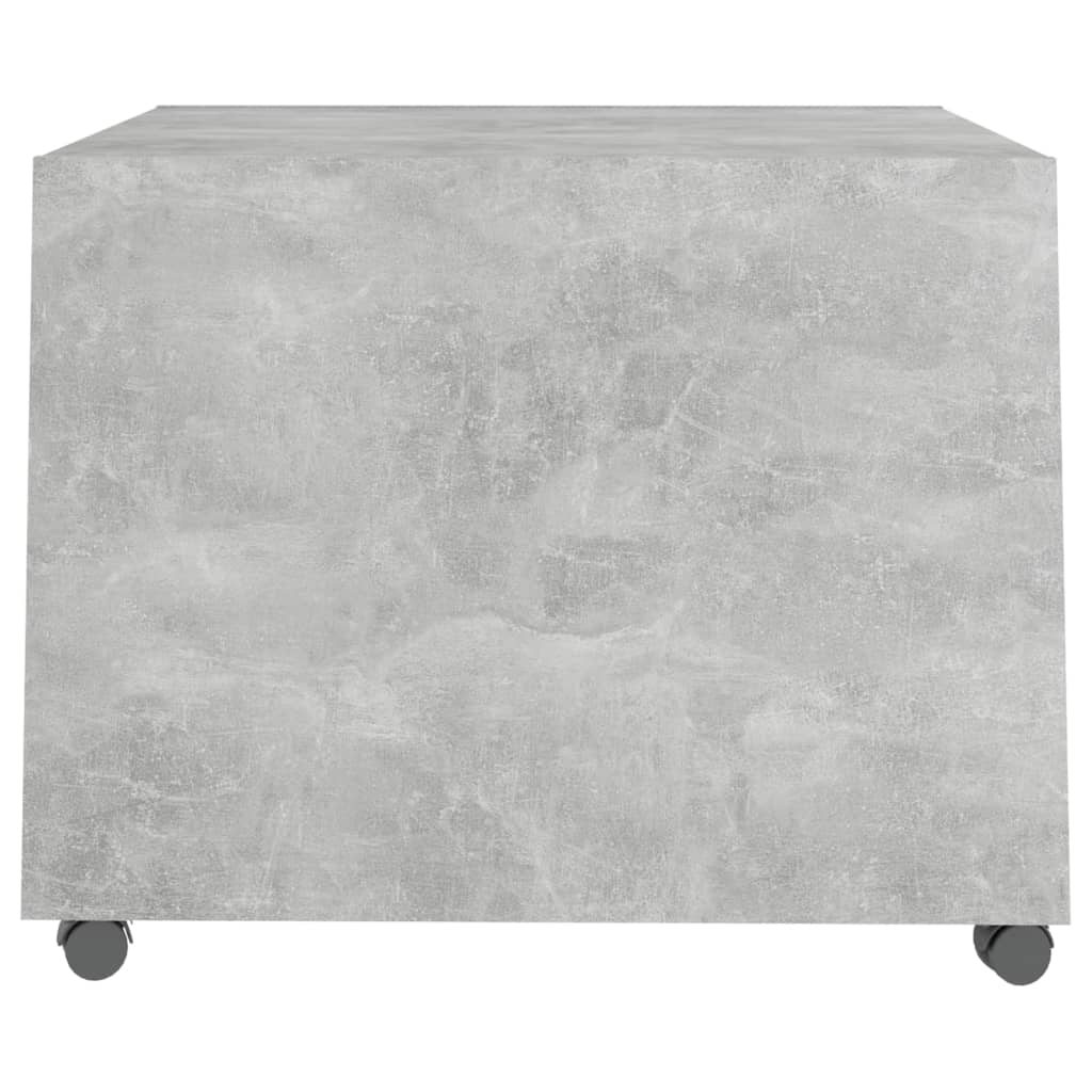 vidaXL betonszürke szerelt fa dohányzóasztal 55 x 55 x 40 cm