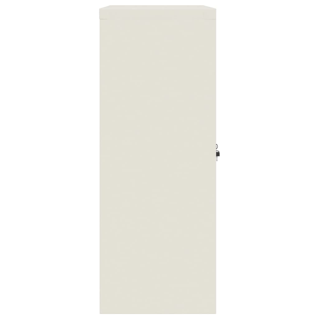 vidaXL fehér acél irattartó szekrény 90 x 40 x 105 cm