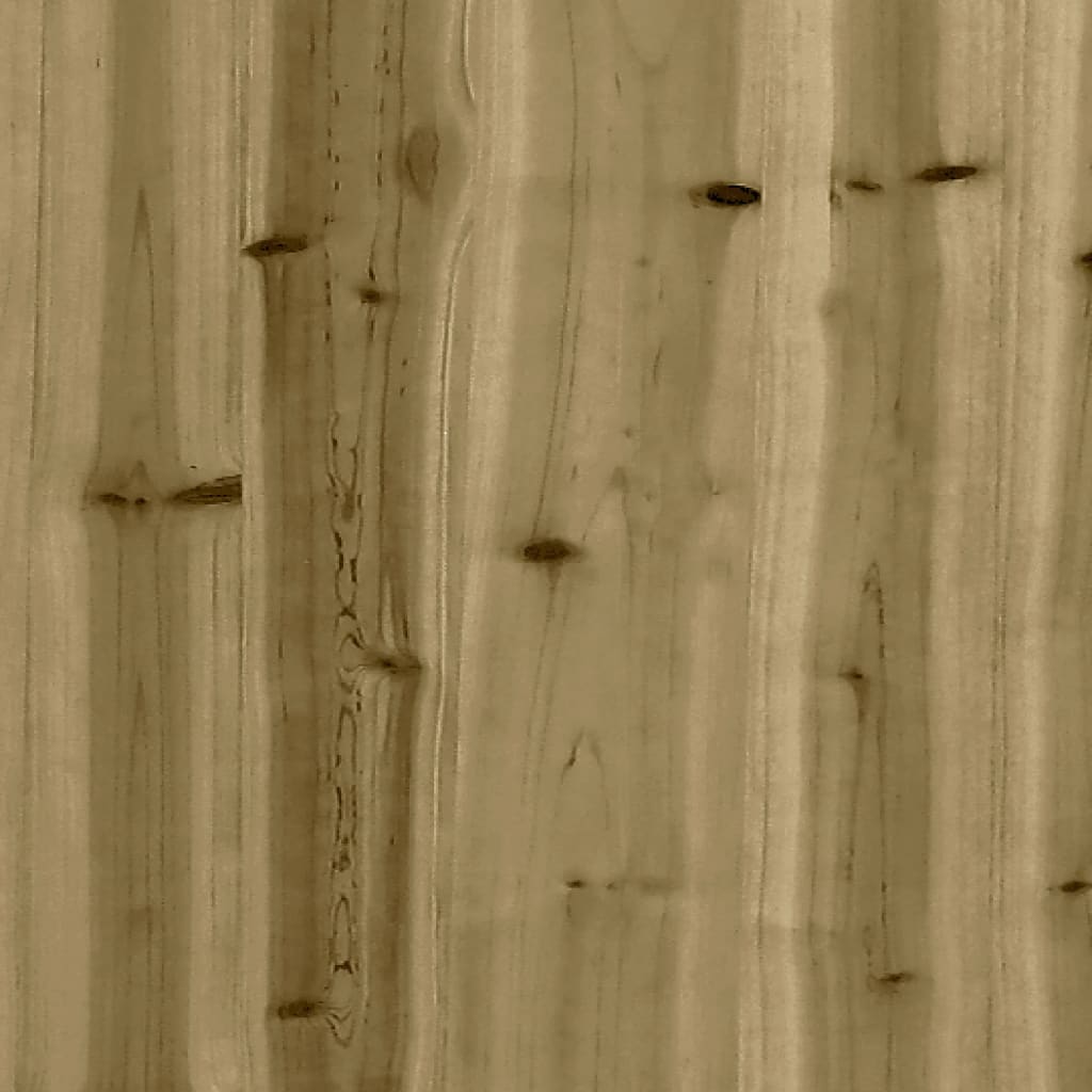 vidaXL 7 részes impregnált fenyőfa kerti ülőgarnitúra párnával