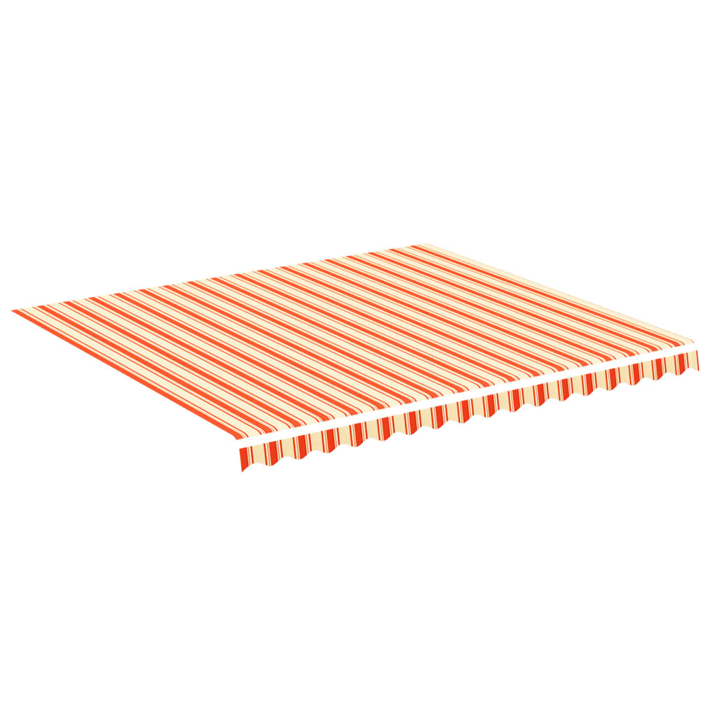 vidaXL sárga és narancssárga csere napellenző ponyva 4 x 3,5 m