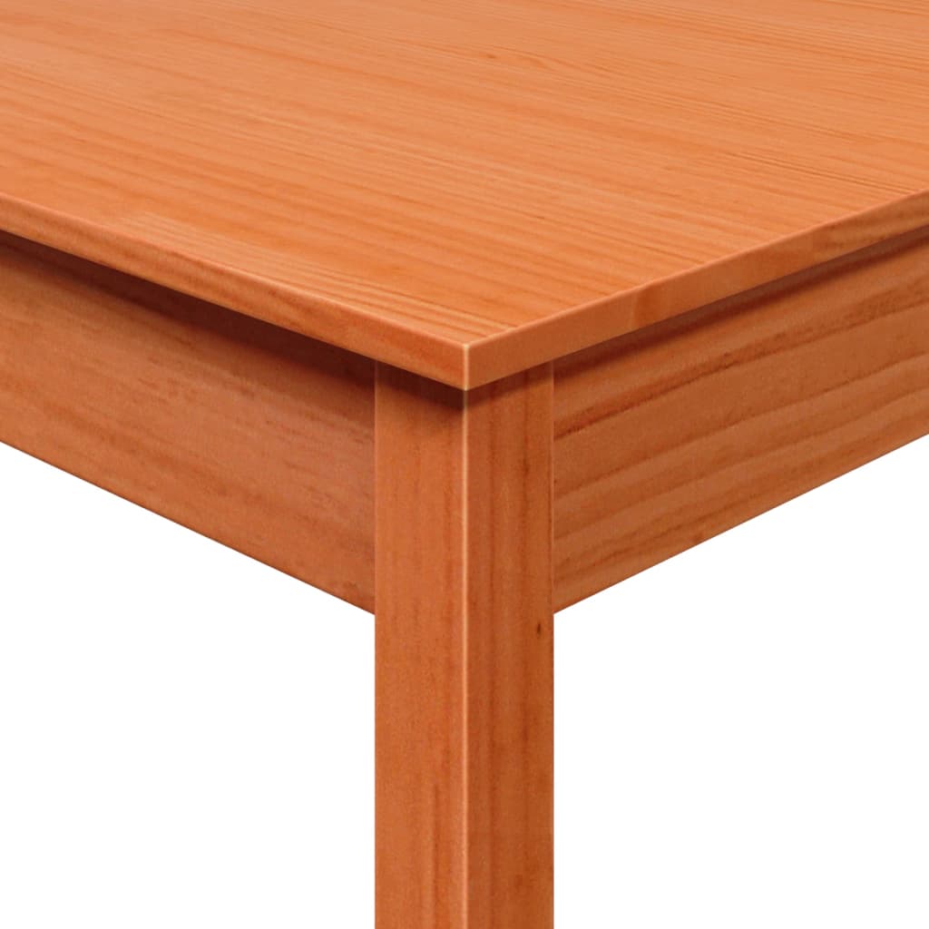 vidaXL viaszbarna tömör fenyőfa ebédlőasztal 55 x 55 x 75 cm