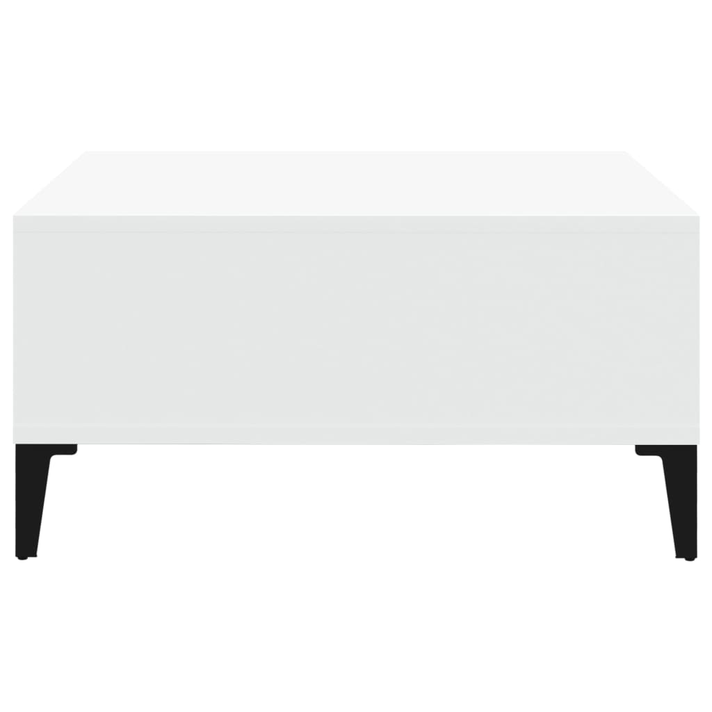 vidaXL fehér forgácslap dohányzóasztal 60 x 60 x 30 cm