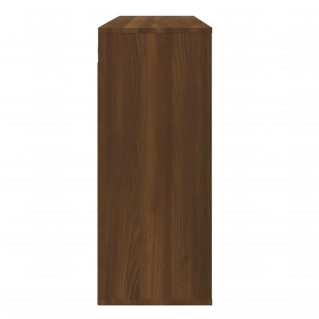 vidaXL barna tölgyszínű szerelt fa faliszekrény 80x33x80cm