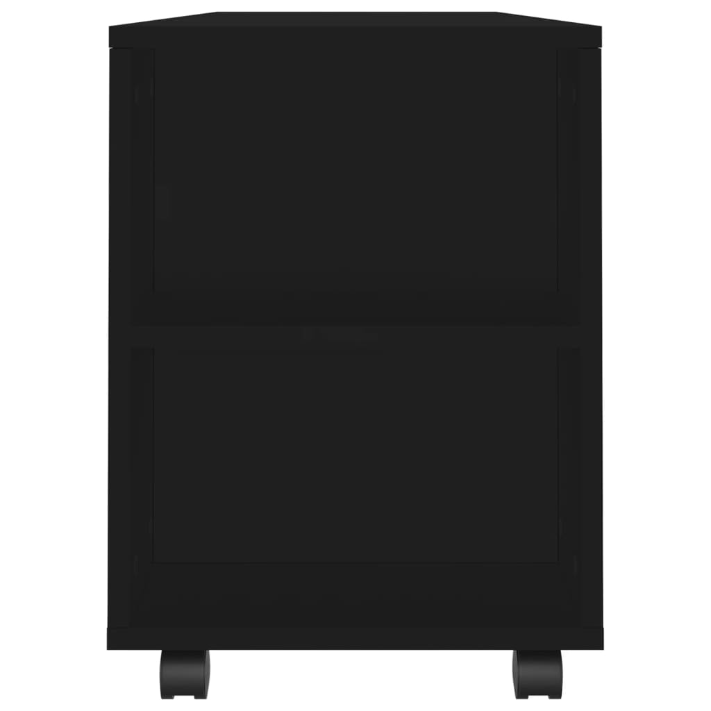 vidaXL fekete szerelt fa TV-szekrény 102x34,5x43 cm