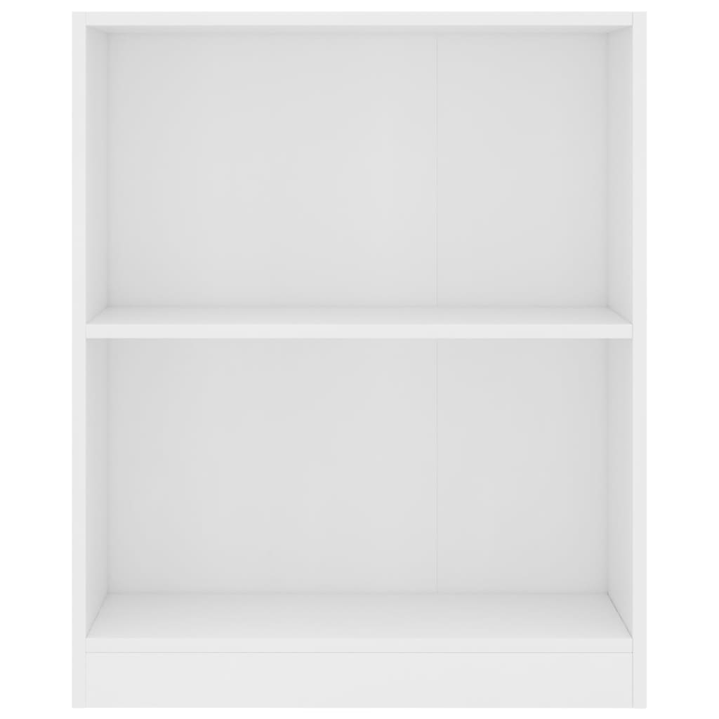 vidaXL fehér szerelt fa könyvespolc 60 x 24 x 76 cm