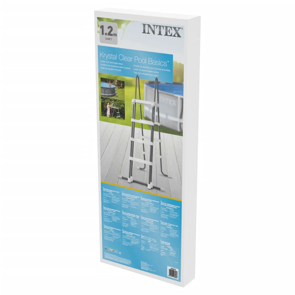 Intex négyfokos biztonsági medencelétra 122 cm