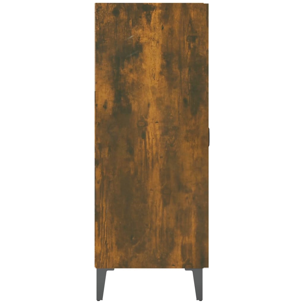 vidaXL füstös tölgyszínű szerelt fa tálalószekrény 69,5 x 34 x 90 cm