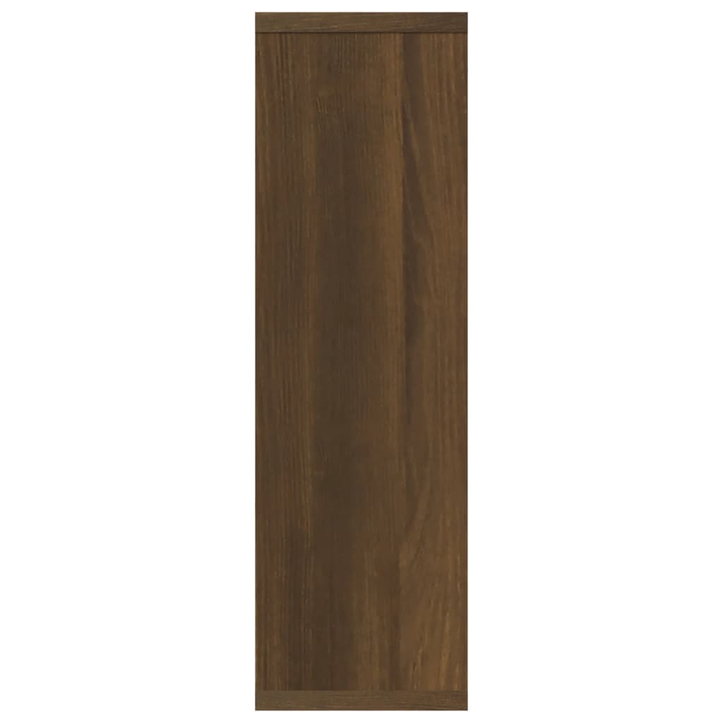 vidaXL barna tölgy színű szerelt fa fali polc 85x16x52,5 cm