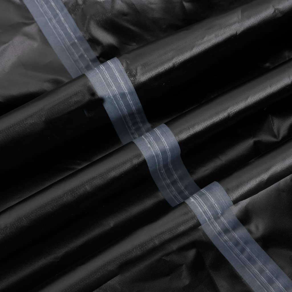 vidaXL fekete 420D oxford szövet napozóágyhuzat 203x81x25/63 cm