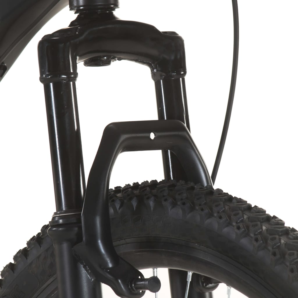 vidaXL 21 sebességes fekete mountain bike 27,5 hüvelykes kerékkel 42cm