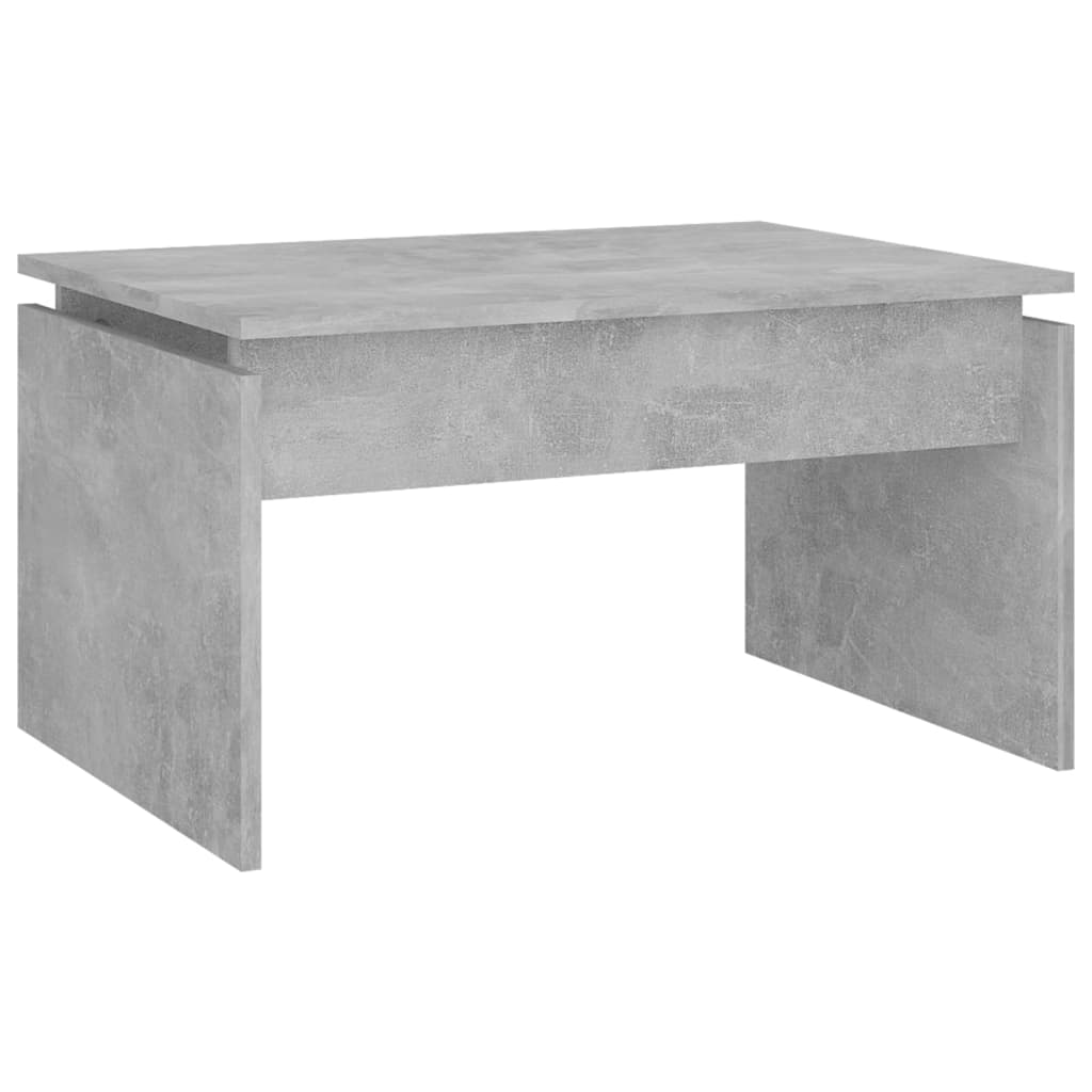 vidaXL betonszürke forgácslap dohányzóasztal 68 x 50 x 38 cm