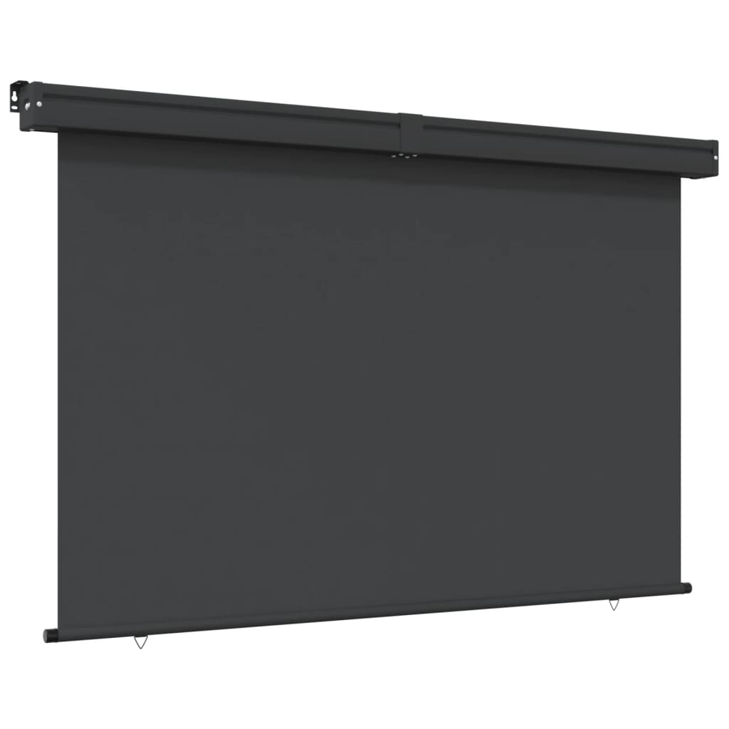 vidaXL fekete erkély oldalnapellenző 175 x 250 cm