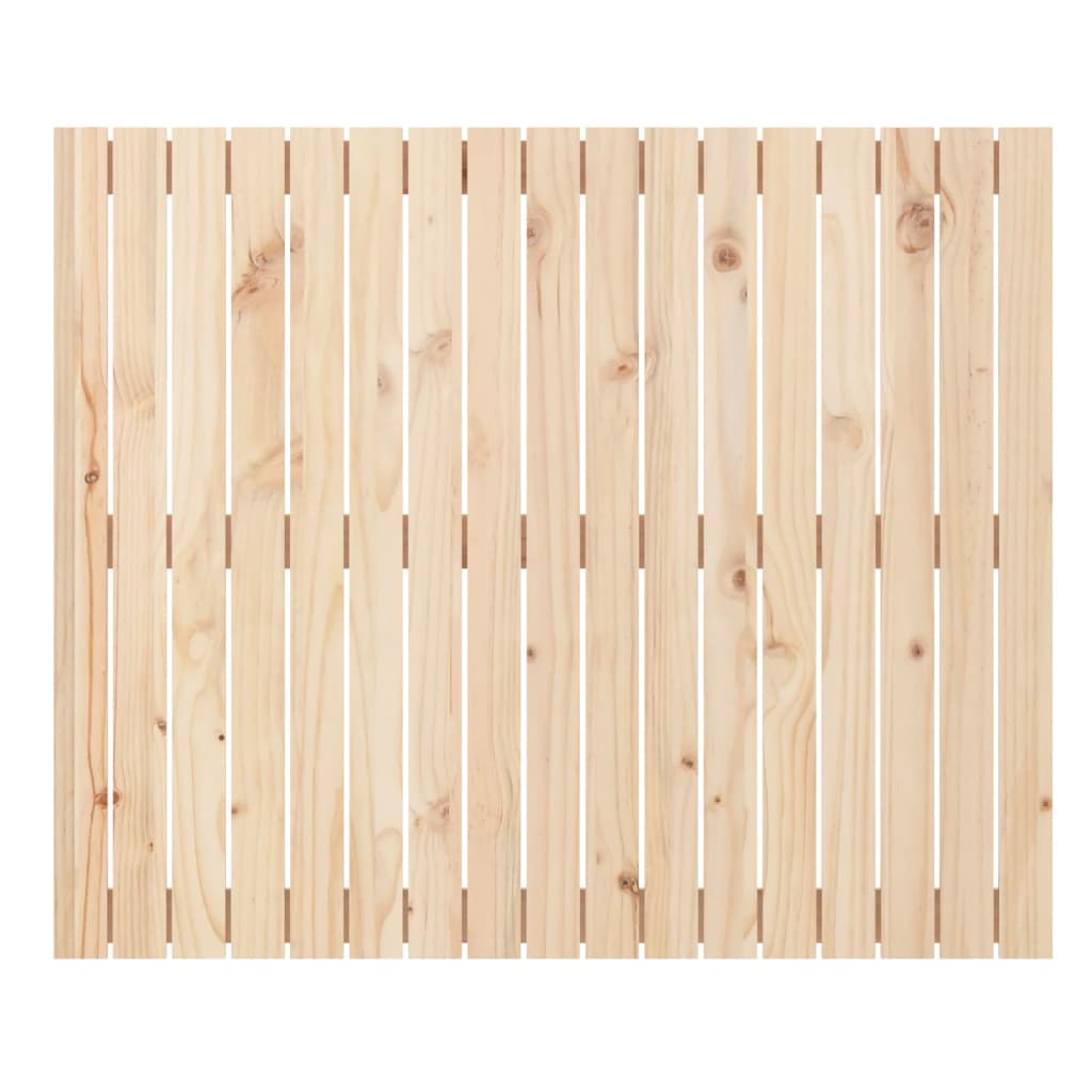 vidaXL tömör fenyőfa fali fejtámla 108x3x90 cm