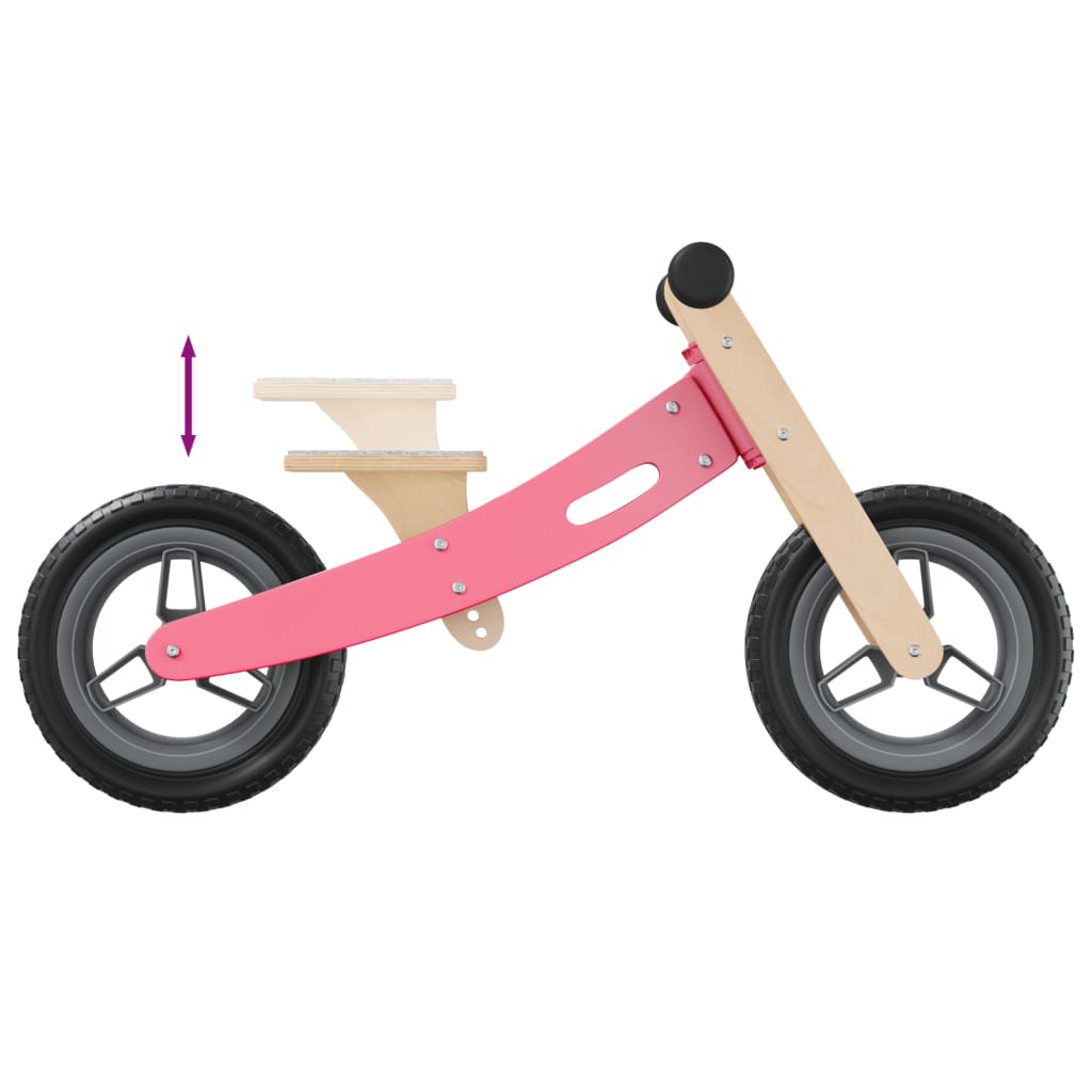 vidaXL rózsaszín egyensúlyozó-kerékpár gyerekeknek