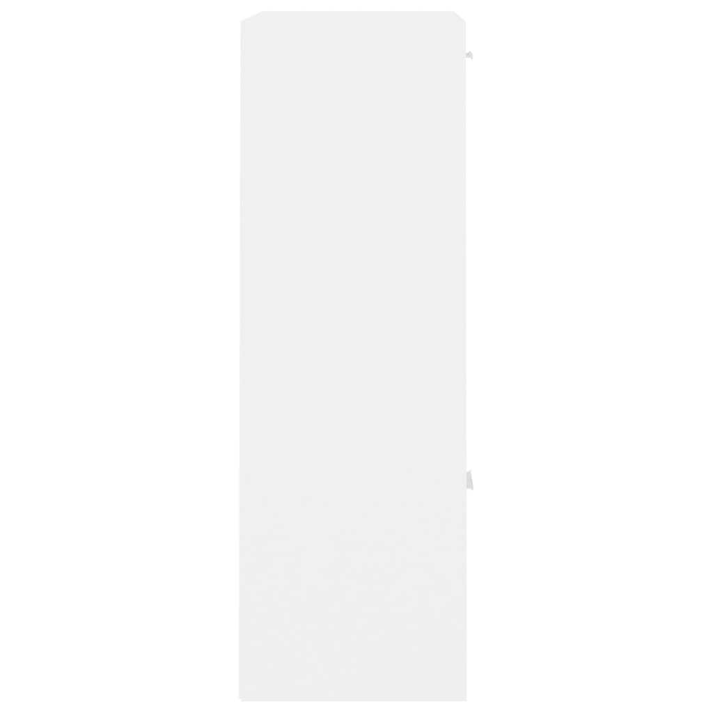 vidaXL fehér forgácslap tárolószekrény 60 x 29,5 x 90 cm