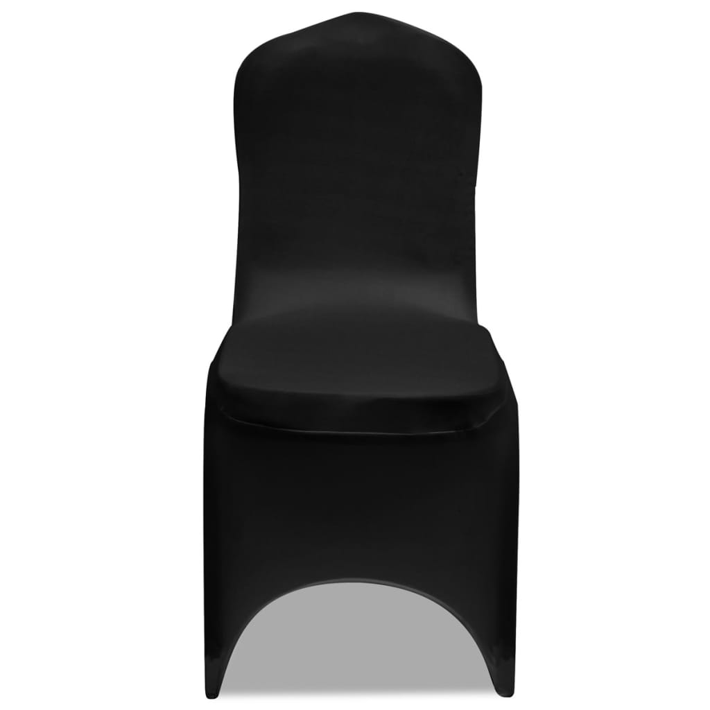 vidaXL 100 db fekete sztreccs székszoknya
