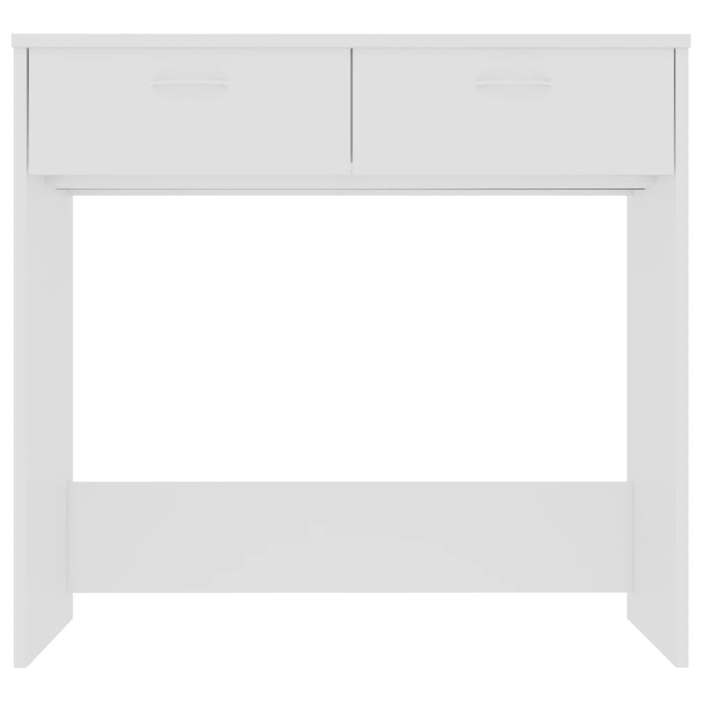 vidaXL fehér forgácslap íróasztal 80 x 40 x 75 cm