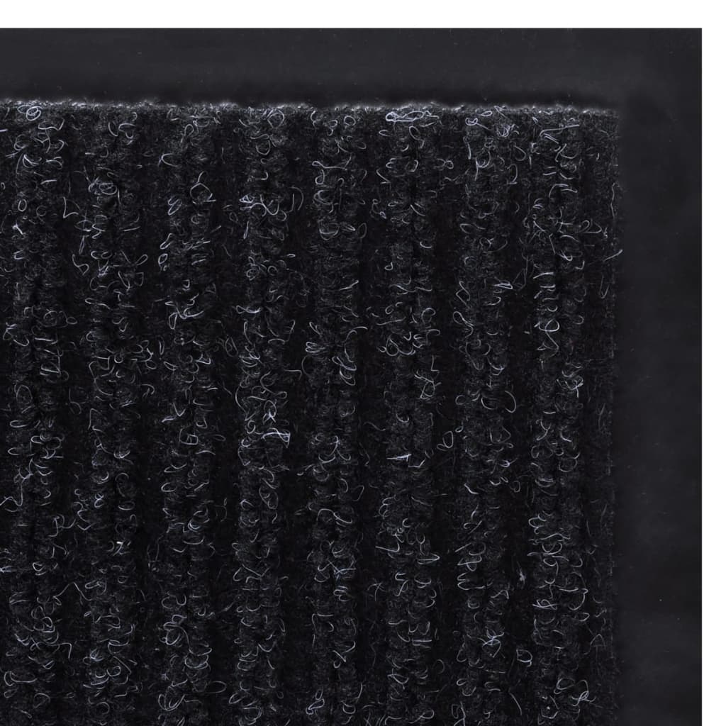 Fekete PVC Lábtörlő 90 x 120 cm