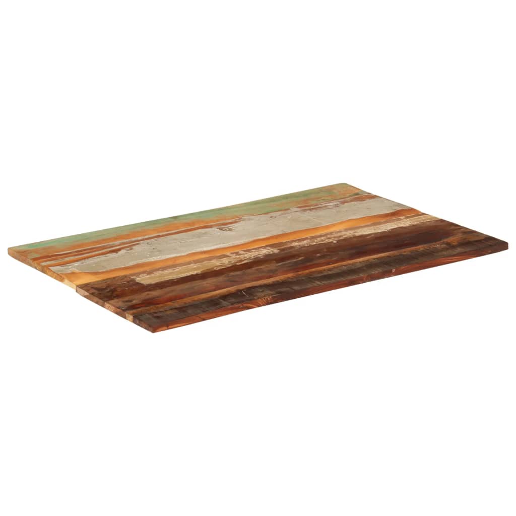 vidaXL tömör újrahasznosított fa asztallap 90 x 60 x (1,5-1,6) cm