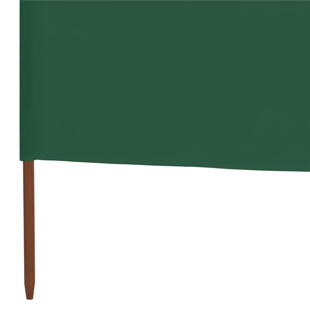 vidaXL zöld szövet 6-paneles szélfogó 800 x 120 cm