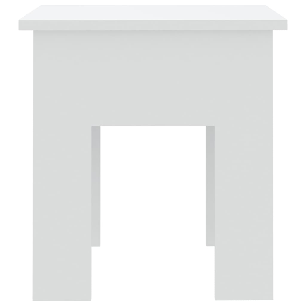 vidaXL fehér forgácslap dohányzóasztal 40 x 40 x 42 cm