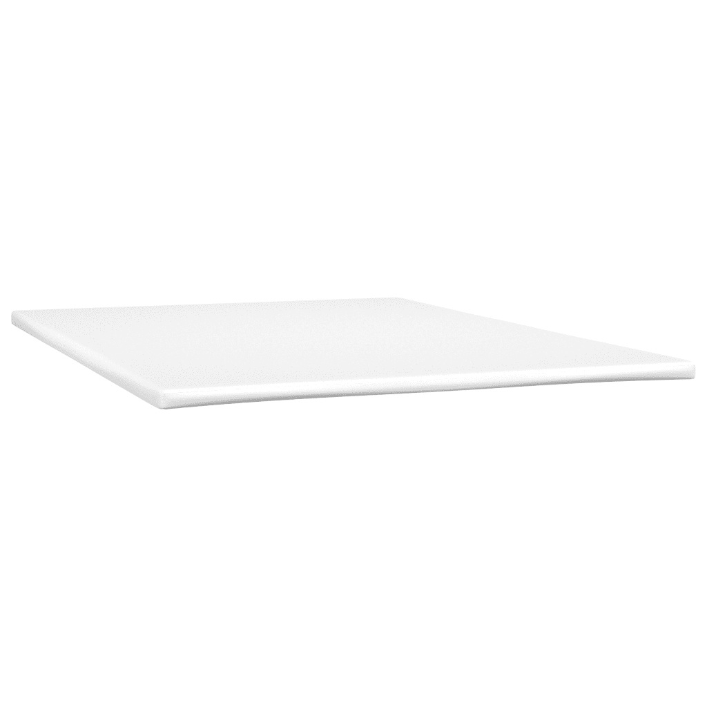 vidaXL krémszínű szövet rugós ágy matraccal 140 x 190 cm