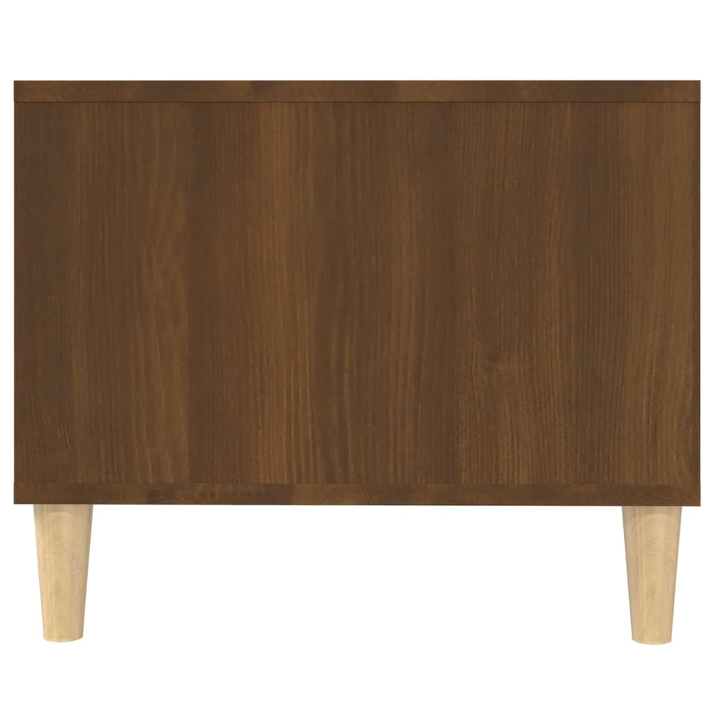 vidaXL barna tölgyszínű szerelt fa dohányzóasztal 102 x 50 x 40 cm