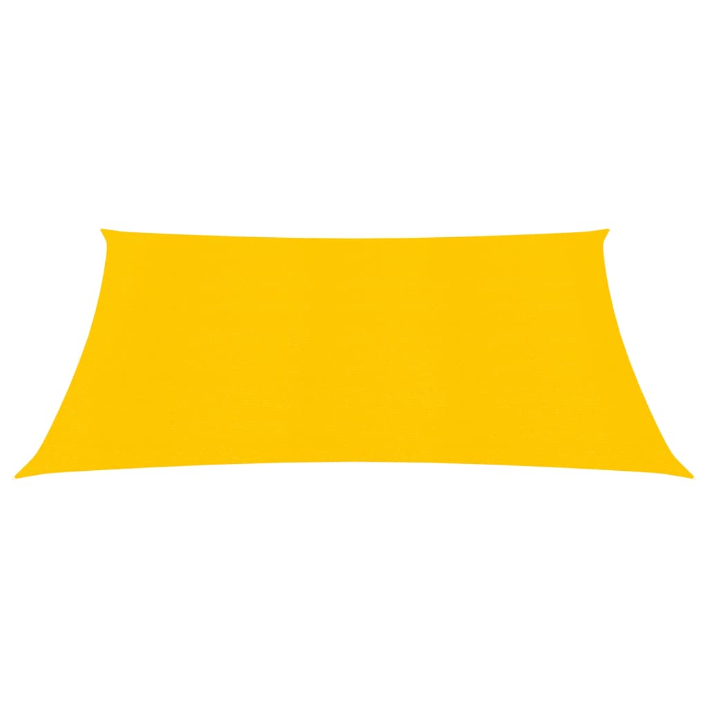 vidaXL sárga HDPE napvitorla 160 g/m² 3 x 3 m