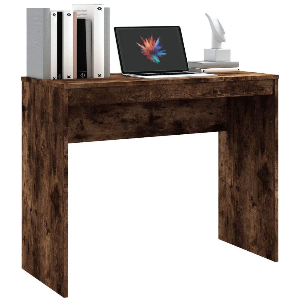 vidaXL füstös tölgy színű szerelt fa íróasztal 90 x 40 x 72 cm