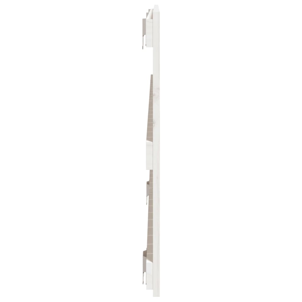 vidaXL fehér tömör fenyőfa fali fejtámla 127,5 x 3 x 60 cm