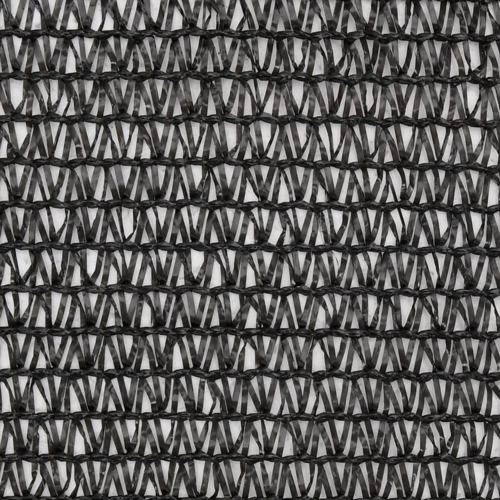 vidaXL belátásgátló háló, HDPE, 2 x 50 m, fekete