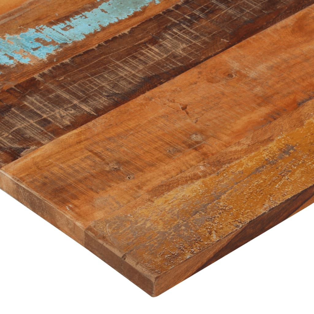 vidaXL négyszögű tömör újrahasznosított fa asztallap 60x100cm 25-27 mm