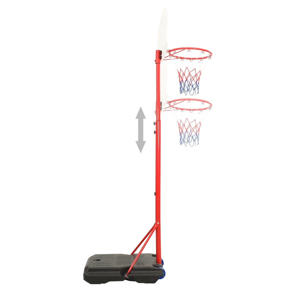 vidaXL hordozható állítható kosárlabdajáték-szett 200-236 cm