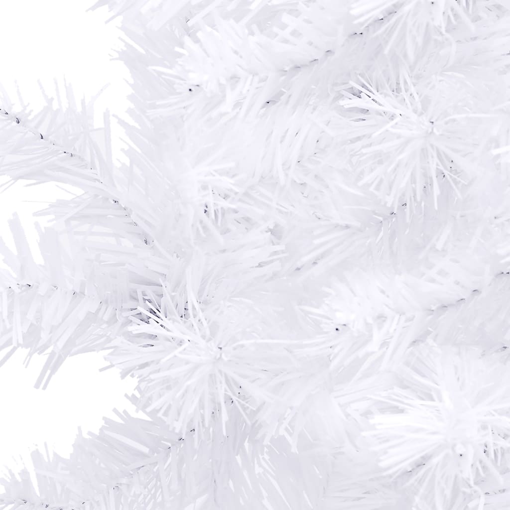 vidaXL fehér PVC sarok műkarácsonyfa 120 cm