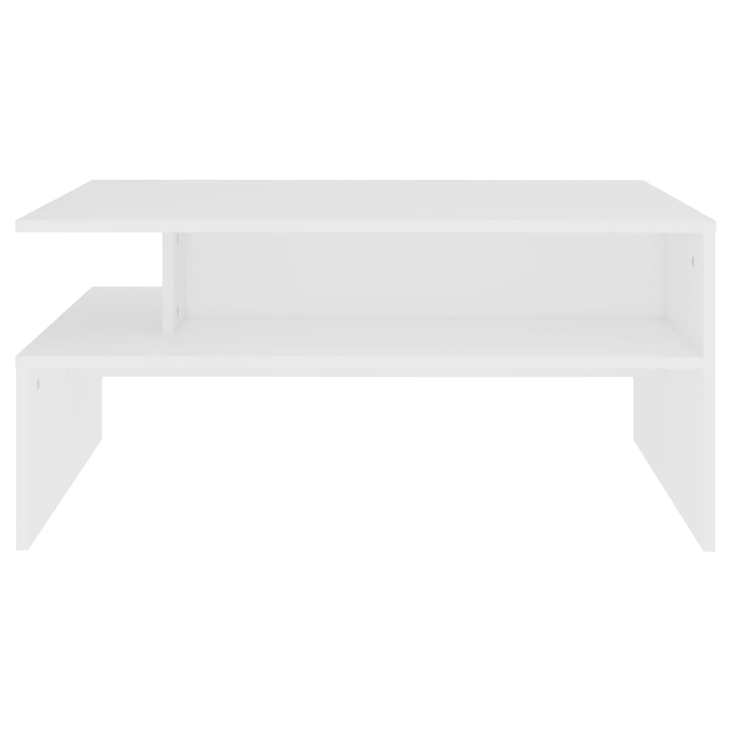 vidaXL fehér forgácslap dohányzóasztal 90 x 60 x 42,5 cm