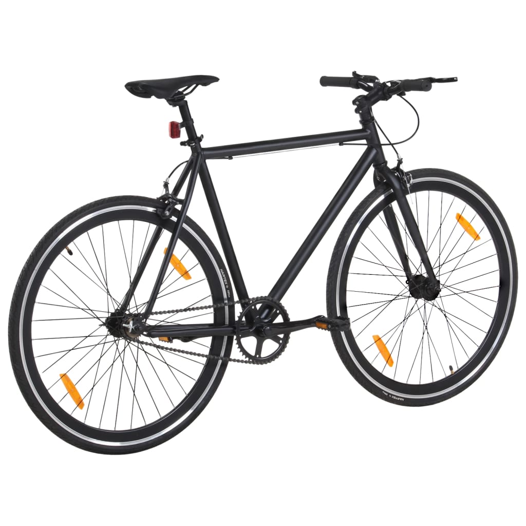 vidaXL fekete örökhajtós kerékpár 700c 59 cm