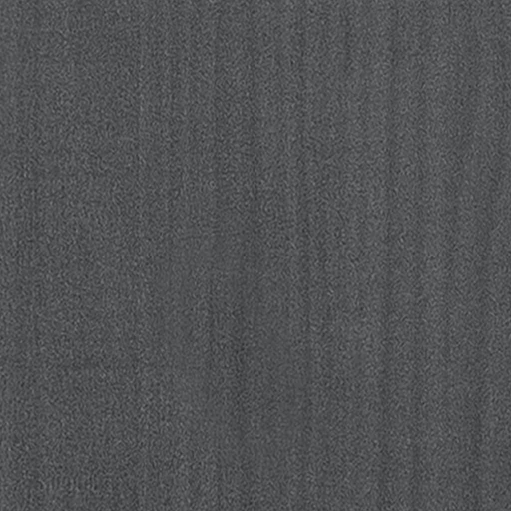 vidaXL szürke tömör fenyőfa éjjeliszekrény 35,5 x 33,5 x 41,5 cm