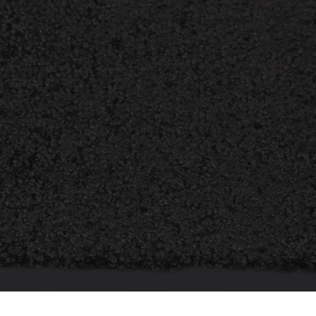 vidaXL fekete lábtörlő 80 x 120 cm