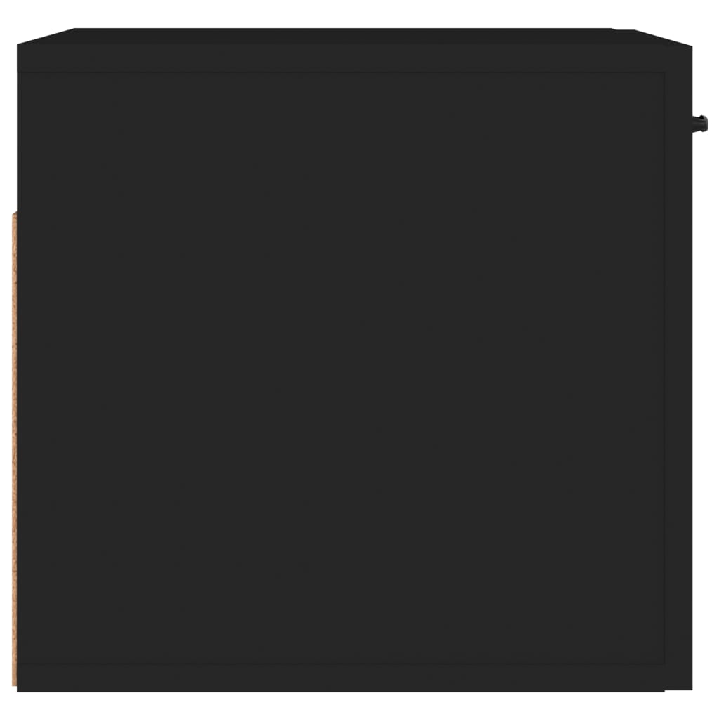 vidaXL fekete szerelt fa faliszekrény 80 x 36,5 x 35 cm